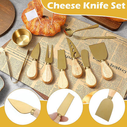 73Pcs Charcuterie Boards Accessories Gold Charcuterie Utensils Set Spoons