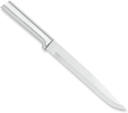 Slicer Knife (R107), Silver Handle | 7" Stainless Steel Blade, Silver Cast Aluminum Handle