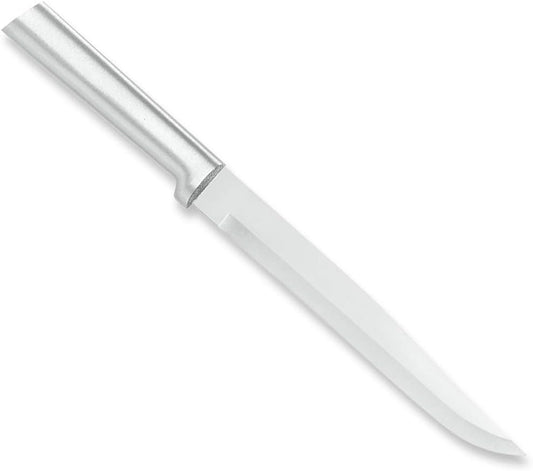 Slicer Knife (R107), Silver Handle | 7" Stainless Steel Blade, Silver Cast Aluminum Handle