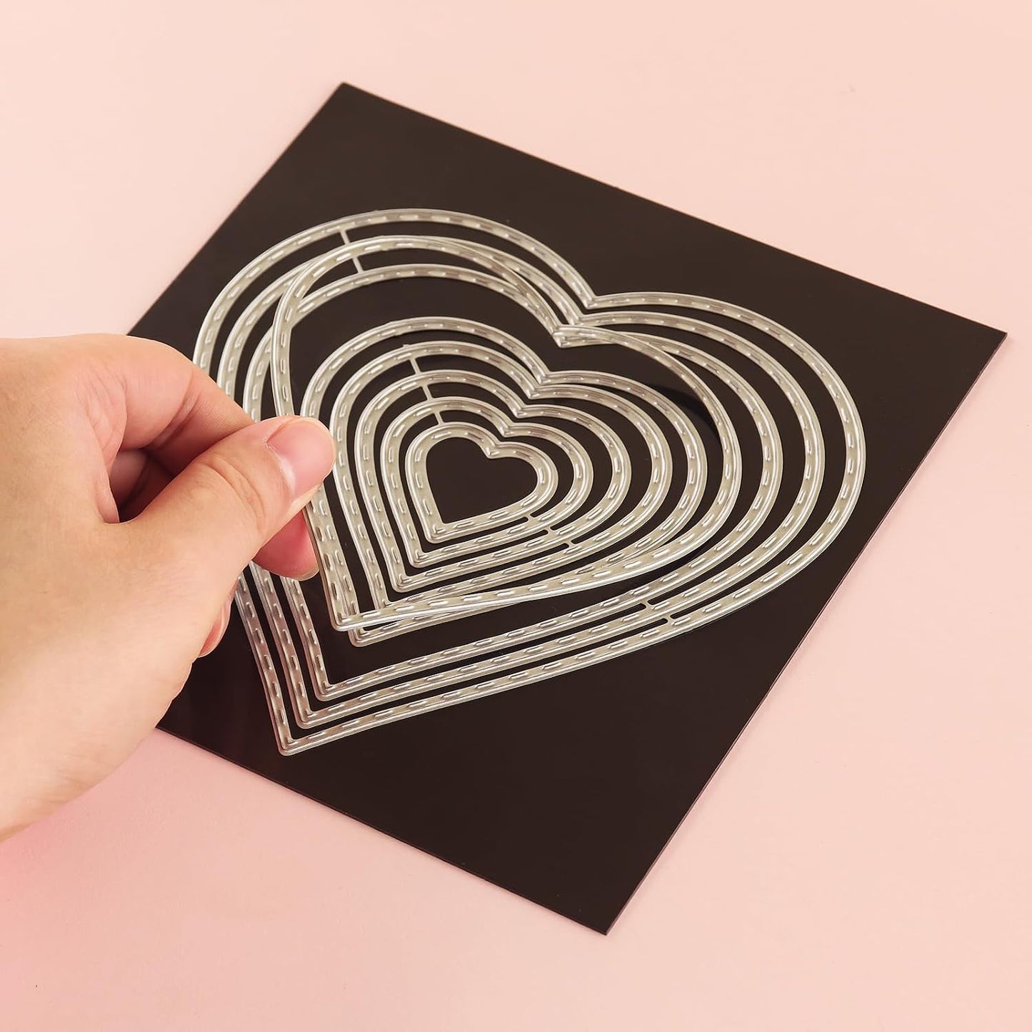 5Pcs/Set A4 11.7x8.2inch Sheets Rubber Soft Magnet Sheet for Metal Cutting Dies Storage Orangize Crafts Tool Scrapbooking Arts and Crafts Flexible Placement Mats(Thickness0.5mm)
