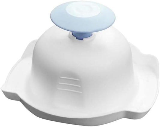 Blue Food Safety Holder for Mandolin Slicer or Grater,Finger Anti-Cut Protectors for Vegetable,Peelers and, Food Cutter Finger Guard for Mandoline Slicer Grater Cutting