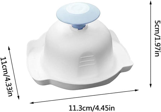Blue Food Safety Holder for Mandolin Slicer or Grater,Finger Anti-Cut Protectors for Vegetable,Peelers and, Food Cutter Finger Guard for Mandoline Slicer Grater Cutting