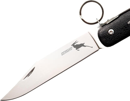 Cold Steel Kudu 4.25" 5Cr15MoV Steel Clip Point Razor-Sharp Blade 5.75" Zy-Ex Handle Everyday Carry Folding Knife w/Ring Lock