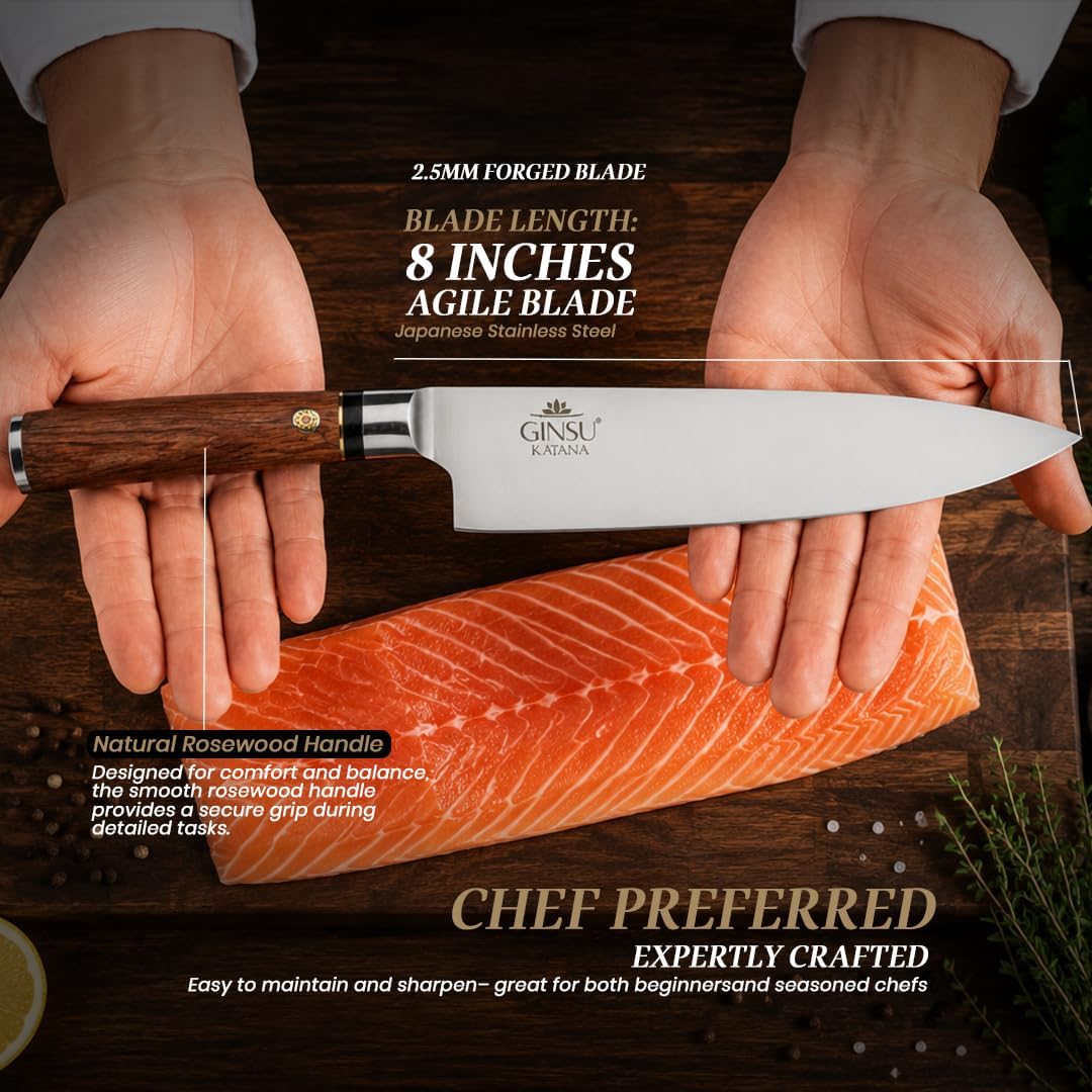8" GYUTO KNIFE | TRADITIONS COLLECTION JAPANESE KNIVES | BEST KNIFE FOR YOUR KITCHEN
