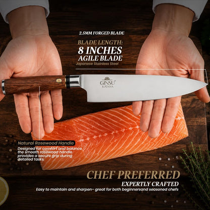 8" GYUTO KNIFE | TRADITIONS COLLECTION JAPANESE KNIVES | BEST KNIFE FOR YOUR KITCHEN