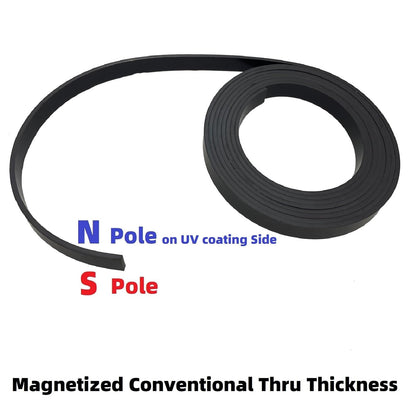 Monopolar Magnetic Tape 1/2" for Maglev Train Science Project Replacement,Thickness 0.12 Inches (Length 10 feet)