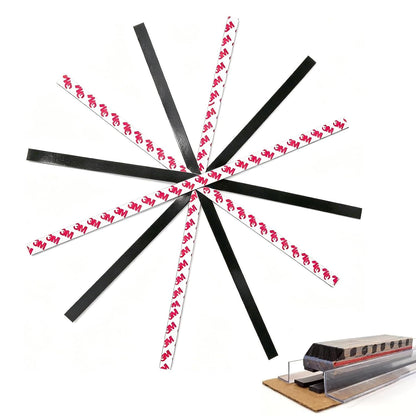 Monopolar Magnetic Tape 1/2" for Maglev Train Science Project Replacement,Thickness 0.12 Inches (Length 10 feet)