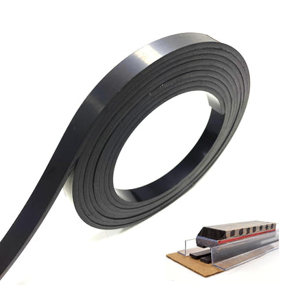 Monopolar Magnetic Tape 1/2" for Maglev Train Science Project Replacement,Thickness 0.12 Inches (Length 10 feet)