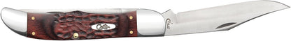 Case WR XX Pocket Knife Brown Rosewood Folding Hunter Item #189 - (6265Sab SS) - Length Closed: 5 1/4 Inches