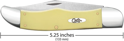 Case WR XX Pocket Knife Brown Rosewood Folding Hunter Item #189 - (6265Sab SS) - Length Closed: 5 1/4 Inches