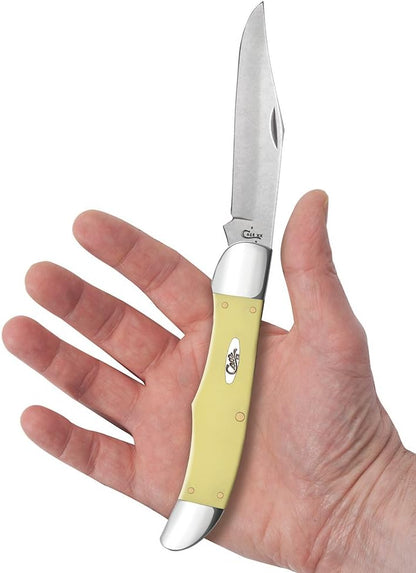 Case WR XX Pocket Knife Brown Rosewood Folding Hunter Item #189 - (6265Sab SS) - Length Closed: 5 1/4 Inches