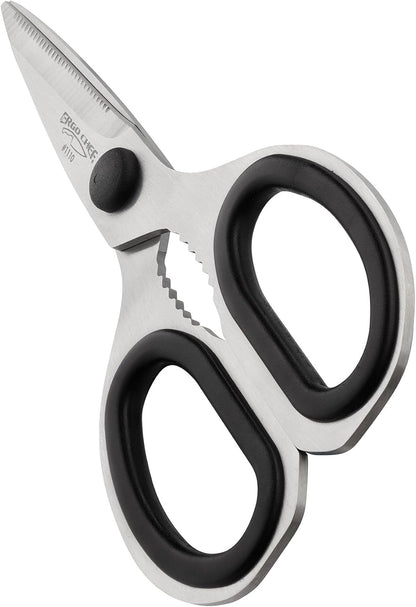 All-Purpose Come-Apart Kitchen Shears for Poultry, Fish, Vegetables, Herb Stripper, Bottle Opener (Black)
