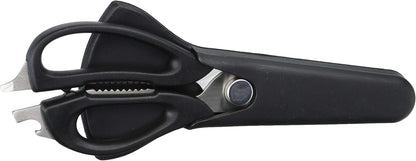 All-Purpose Come-Apart Kitchen Shears for Poultry, Fish, Vegetables, Herb Stripper, Bottle Opener (Black)
