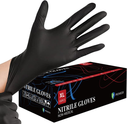 Nitrile Disposable Gloves,4mil-100 Count,Gloves Disposable Latex Free,Powder Free for Cooking,Household,Food safe