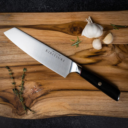 Professional Chef Knife 8 Inch Kitchen Knife - Premium Ergonomic Ultra Sharp High Carbon German Stainless Steel - Pakkawood Handle Chef's Knives
