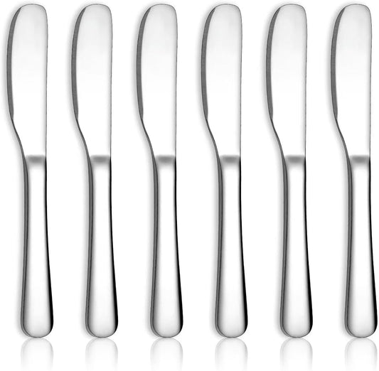 Stainless Steel Butter Knife, Butter Spreader, Butter Knives, Butter Spreader Knife for Kitchen Restaurant Party, Kitchen Gadgets, Set of 6