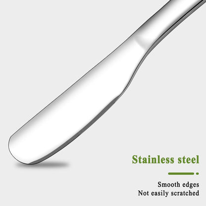 Stainless Steel Butter Knife, Butter Spreader, Butter Knives, Butter Spreader Knife for Kitchen Restaurant Party, Kitchen Gadgets, Set of 12