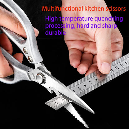 Kitchen Scissors All purpose, Have duty Stainless Steel Cooking Shears for Cutting Meat, Chicken,Poultry, Fish, Herbs, Seafood Scissors with Comfort Grip gold