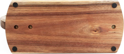 Resafy Ham Stand for Carving Spanish Hams and Italian Prosciutto,Ham Rack Holder for Slicing Acacia Wooden with Non-slip Pads,Stable Sturdy Wood Board