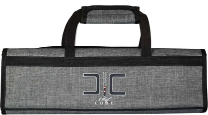 Chef Knife Bag, 8 Knife Roll Bag with Accessory Mesh Pockets