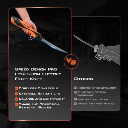 Speed Demon Pro Lithium-ion Electric Fillet Knife