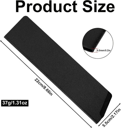 8 Inch Knife Sheath, Black ABS Chef Knife Cover with Felt Lining Universal Protector for 6-8 Inch Kitchen Knives Secure Storage Travel Blade Sleeves Roll Holster Accessories Part Replacement
