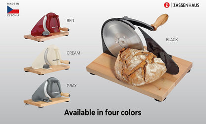 Original Classic Adjustable Bread Slicer for Uniform Slices - Bread Slicer for Homemade Bread - 18/8 Stainless Steel Blade Sourdough Cutter - Gray, 11.75" x 8"