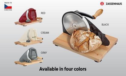 Original Classic Adjustable Bread Slicer for Uniform Slices - Bread Slicer for Homemade Bread - 18/8 Stainless Steel Blade Sourdough Cutter - Gray, 11.75" x 8"