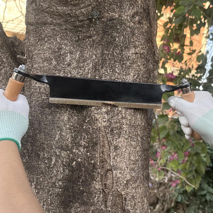 8 Inch Draw Knife for Woodworking - Multi-Purpose Debarking Tool, Spoke Shave & Wood Shaving Tool, Durable & Efficient for Carving, Shaping, Log Stripping (Straight 8 in)