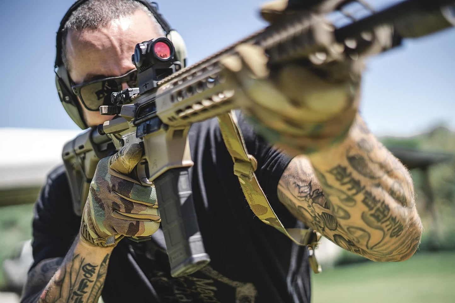 Original Tactical Covert Gloves, Medium | High-Performance Anti-Slip Grip with Impact Resistance & Touchscreen Capability for Multi-Purpose Use