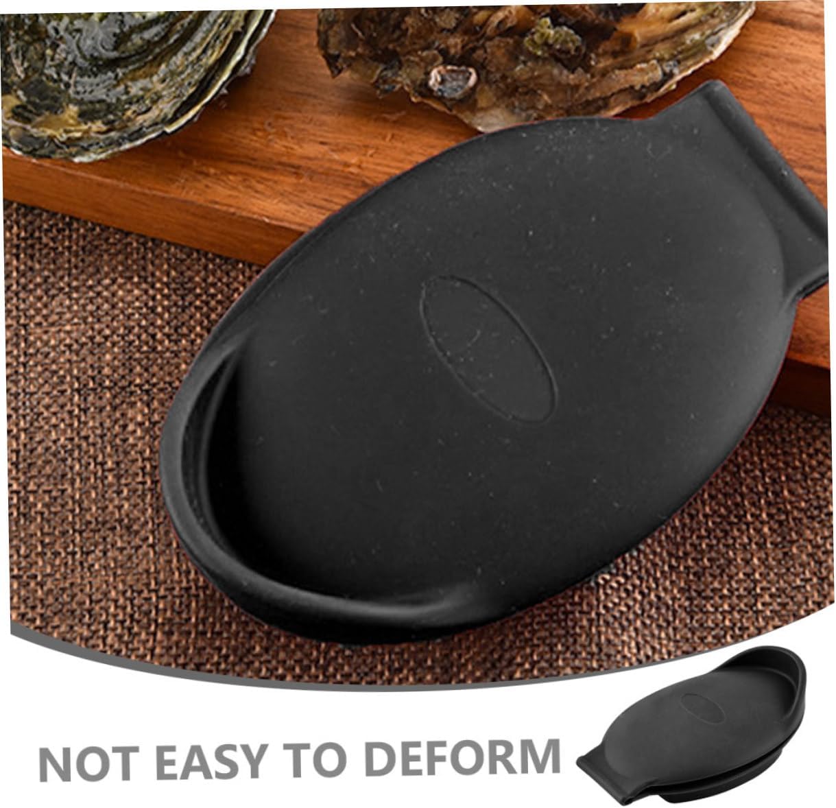 Oyster Shucking Hand Clip Oyster Opener Tool Silicone Holder for Shellfish Open Tool Non-Slip Seafood Opener Holder Ergonomic Kitchen Utensil for Bbq Picnic Dinner Travel