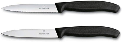 Swiss Classic Paring Knife Set, 2 Knifes, 10 cm, pointed tip