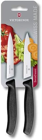Swiss Classic Paring Knife Set, 2 Knifes, 10 cm, pointed tip