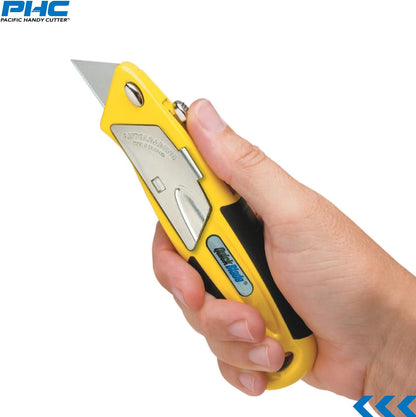 QBA375 Autoloading Utility Knife, Automatic Blade Changing, with 5 Additional Blades , Yellow
