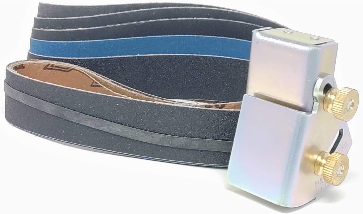 Knife Sharpening Angle Guide with 5 Pack 1X30 Sharpening Sanding Belts