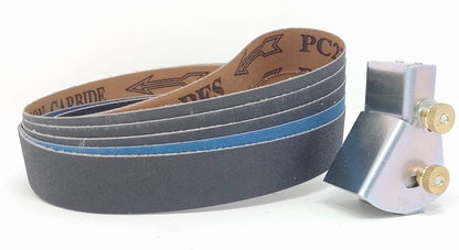 Knife Sharpening Angle Guide with 5 Pack 1X30 Sharpening Sanding Belts