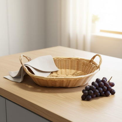 Bamboo Cutting Board 9x7 – Small Wooden Cutting Board for Kitchen Prep, Charcuterie & Serving Tray, Eco-Friendly Bamboo Cheese Board for Fruits, Vegetables & Snacks