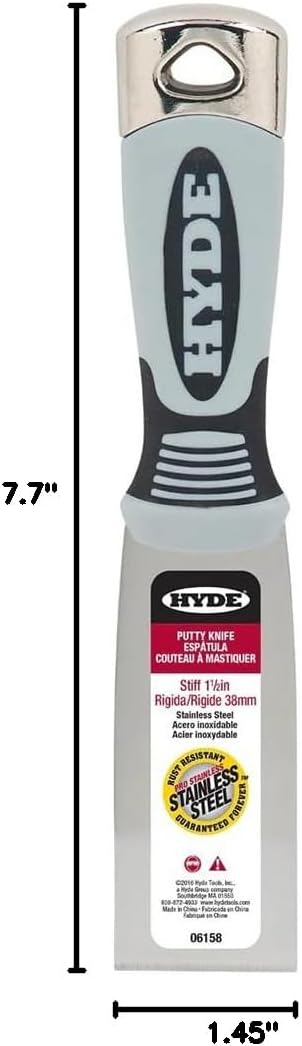 1.5 Inch 06158 6158 Stiff Scraper, Color