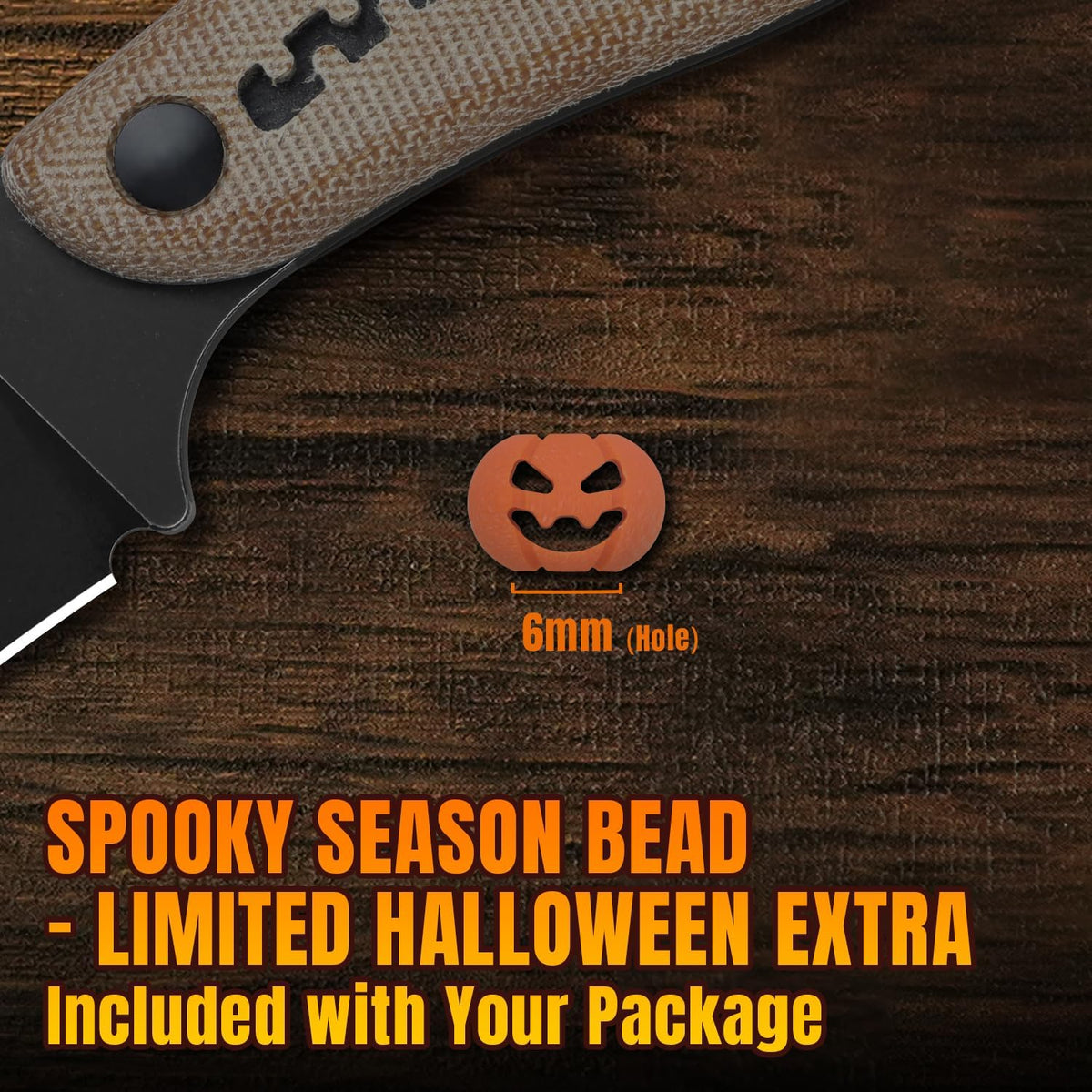 Hare Fixed Blade Knife with Sheath, 3.14" D2 Steel Blade EDC Hunting Knife with Burlap Micarta and Black G10 Handle, Small Survival Knives, Outdoor Camping Knives for Men Women 1077M3