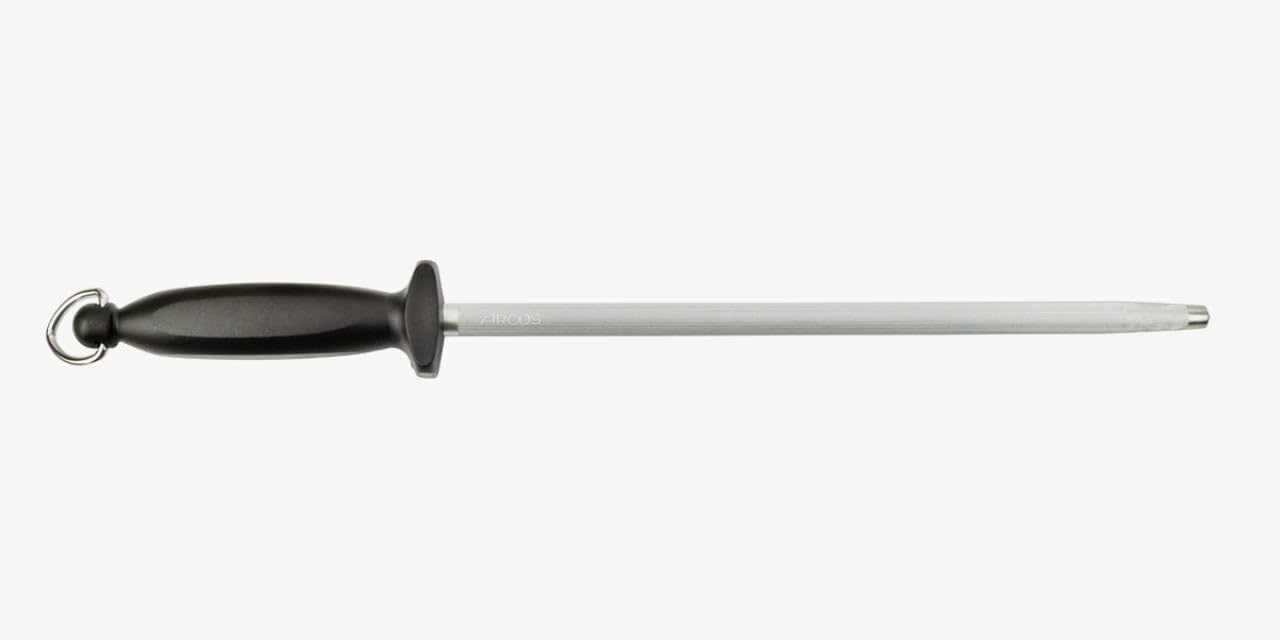 Sharpening Steel 12 Inch Nitrum Stainless Steel and 300 mm blade. Series Chaira. Body Carbon Steel Chromium Coated 11 - Handle Polypropylene. Lightweight and smooth shapes. Color Black.