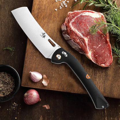 440 Folding Chef Knife, Portable Fruit Utility Cutting Knife