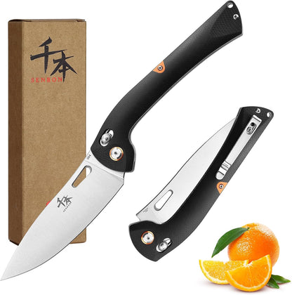 440 Folding Chef Knife, Portable Fruit Utility Cutting Knife