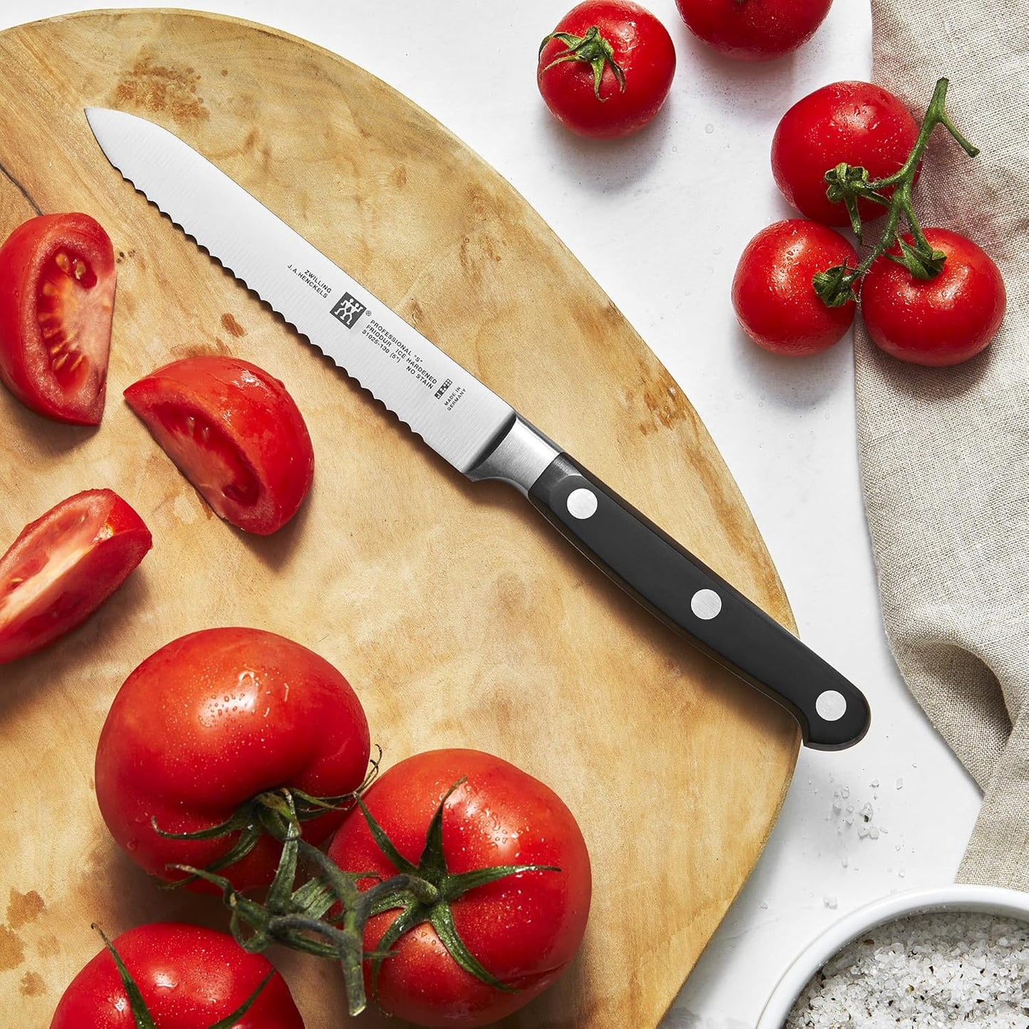 Professional S 2-Piece Razor-Sharp German Carving Knife Set, Made in Company-Owned German Factory with Special Formula Steel perfected for almost 300 Years, Dishwasher Safe
