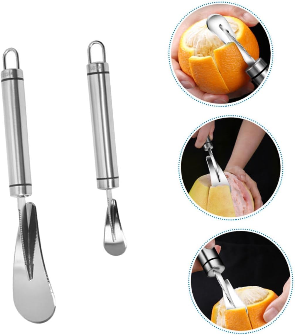 2pcs Manual Orange Peeler Citrus Peeler Cutter Grapefruit Knife for Kitchen