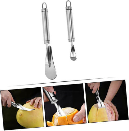 2pcs Manual Orange Peeler Citrus Peeler Cutter Grapefruit Knife for Kitchen