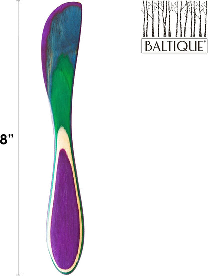 Baltique Mumbai Collection 8" Spreading Knife in Colored Birch Wood