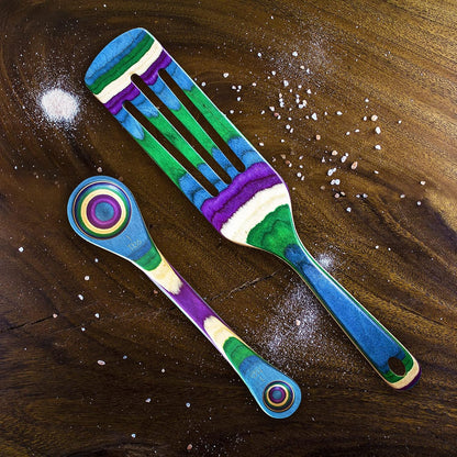 Baltique Mumbai Collection 8" Spreading Knife in Colored Birch Wood
