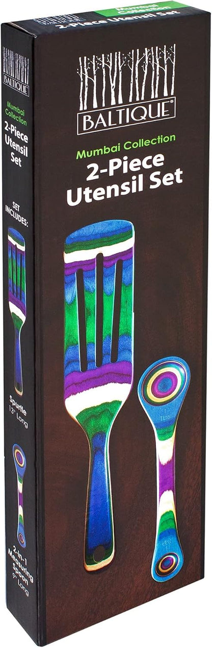 Baltique Mumbai Collection 8" Spreading Knife in Colored Birch Wood