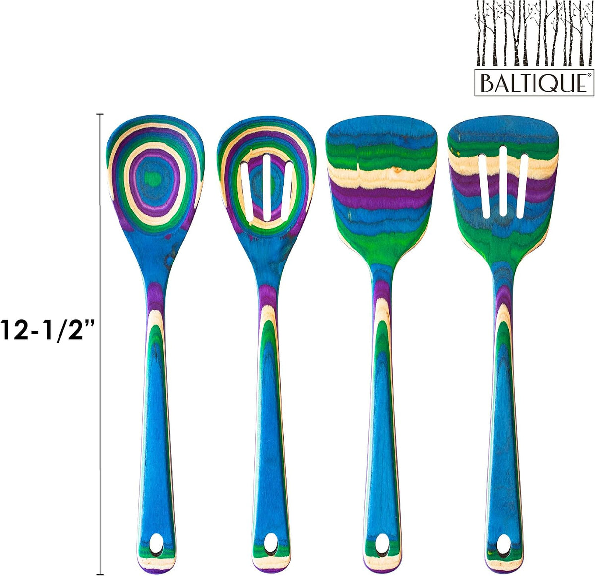 Baltique Mumbai Collection 8" Spreading Knife in Colored Birch Wood