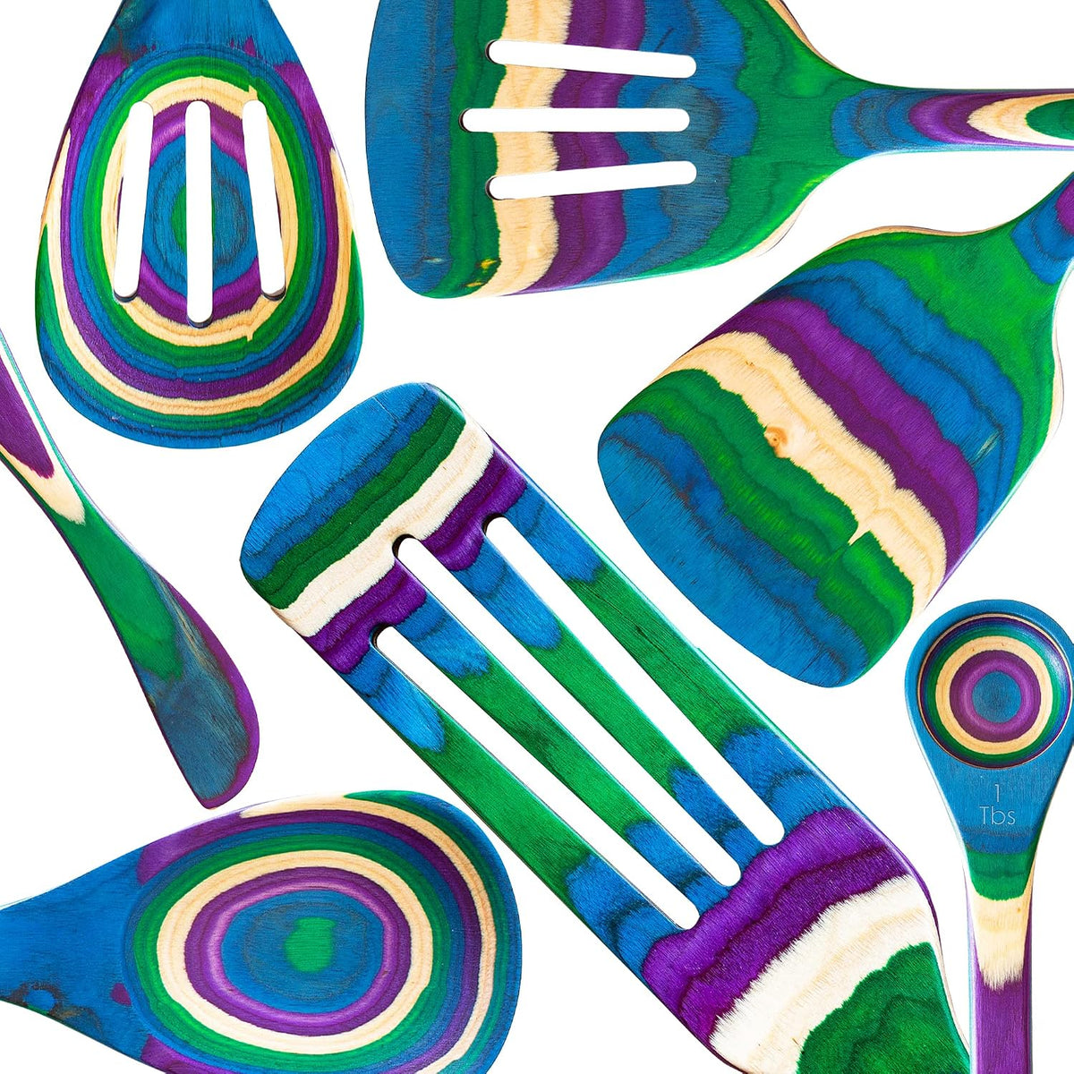 Baltique Mumbai Collection 8" Spreading Knife in Colored Birch Wood